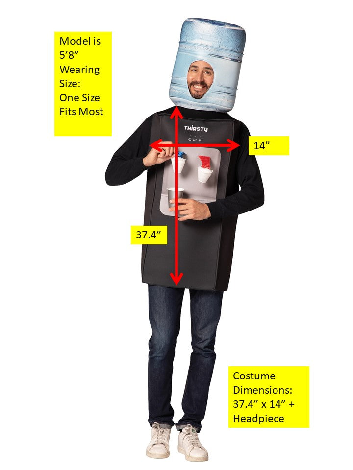 Rasta Imposta Water Cooler Kostüm Einheitsgröße Schaumtunika