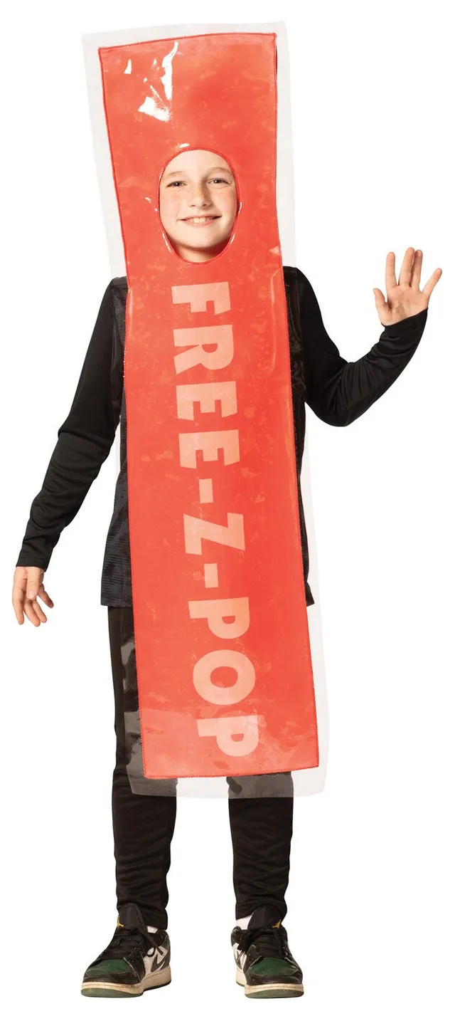 Rasta Imposta Free-Z-Pop Wassereis Kostüm Kinder 7-10 Rot