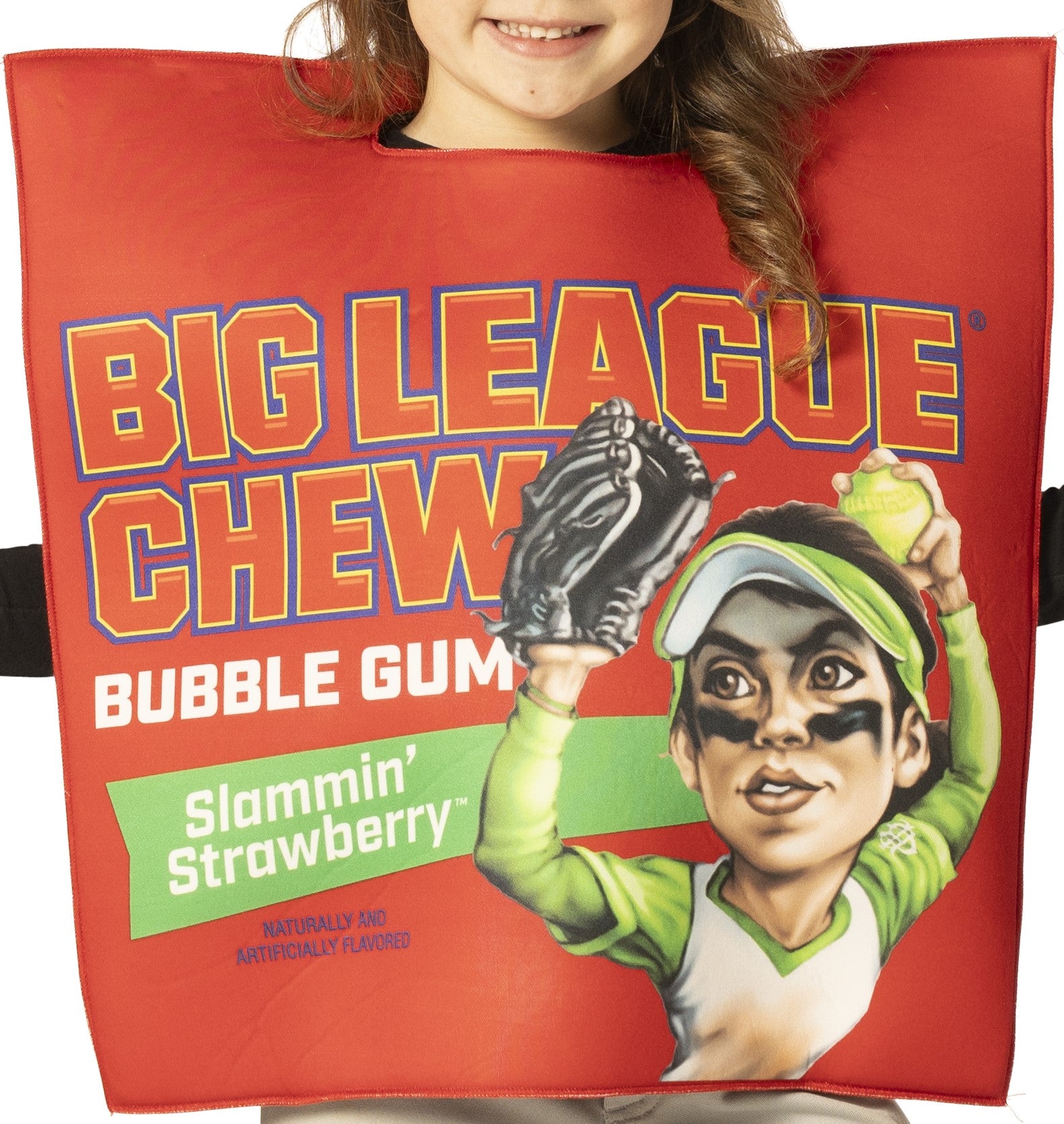 Rasta Imposta Big League Chew Strawberry Kinderkostüm Gr. 3-6 Schaum