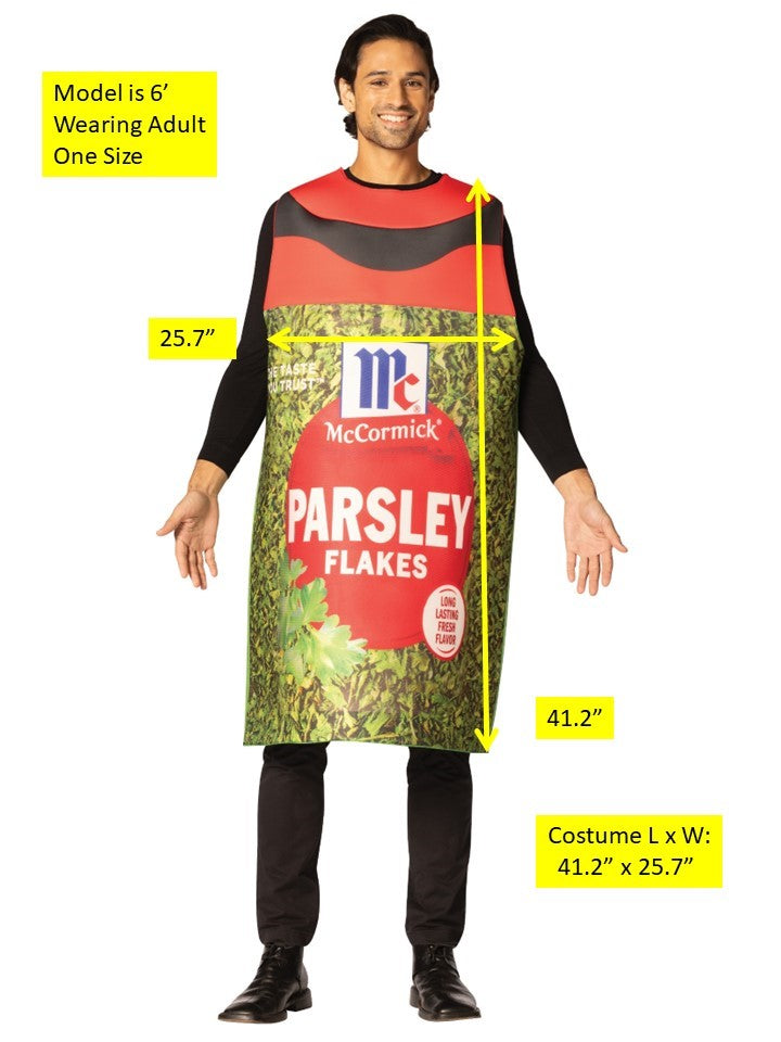 Rasta Imposta McCormick Parsley Flakes Kostüm Einheitsgröße Tunika