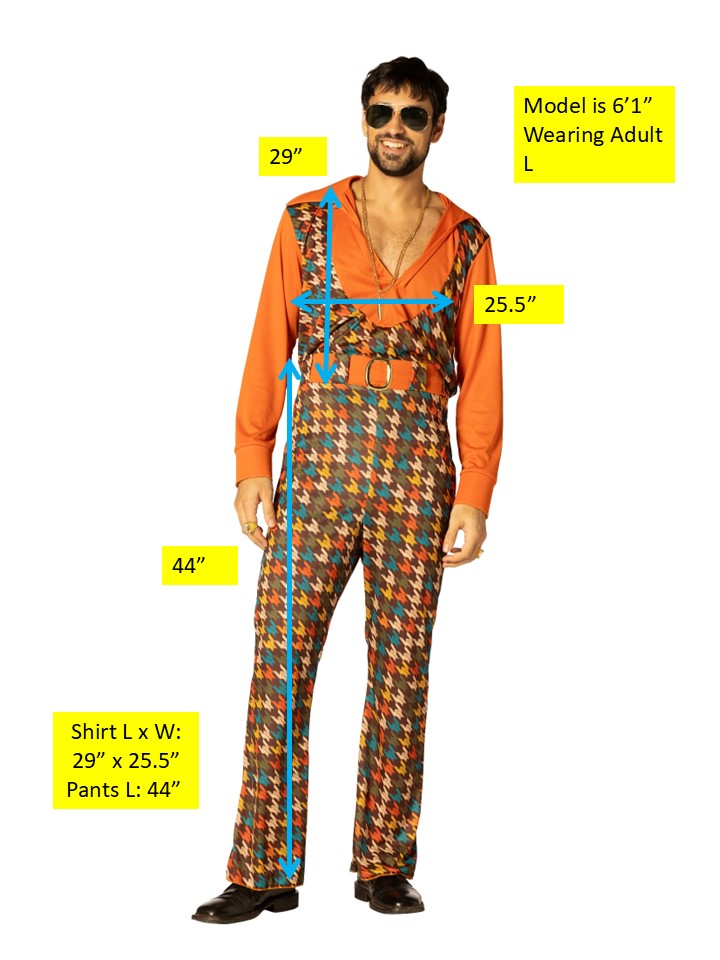 Rasta Imposta Swaggertown 70s Jumpsuit Herren Orange M L XL