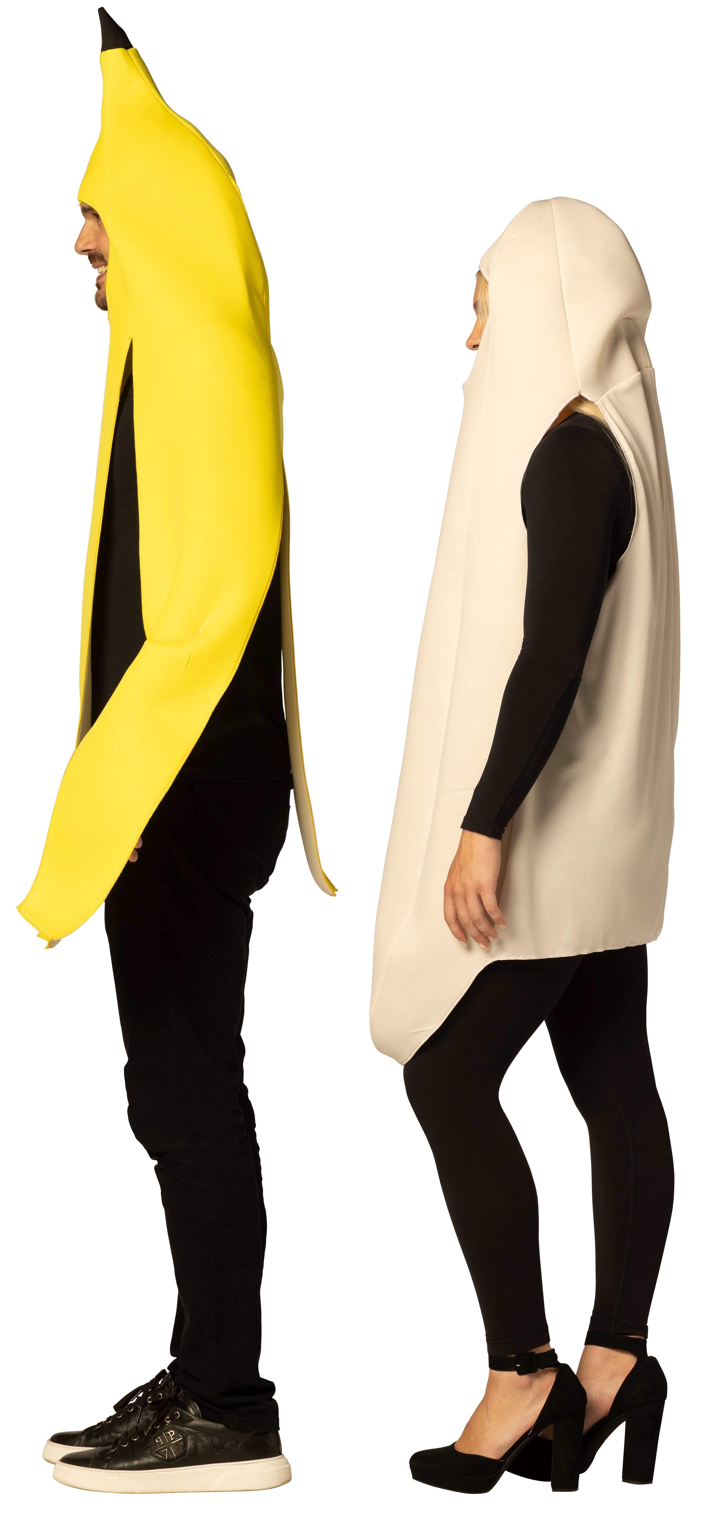 Rasta Imposta Banana Peel & Peeled Banana Paar-Kostüm Einheitsgröße