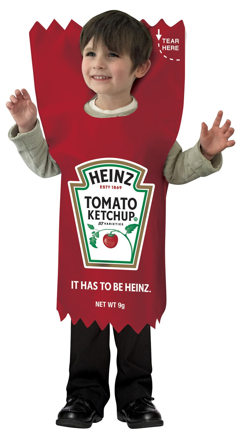 Rasta Imposta Ketchup Kostüm Kinder 3-4 Jahre Tunika Rot