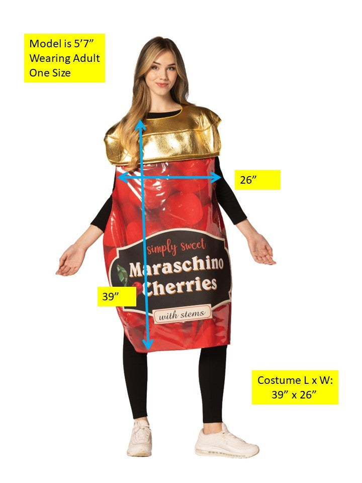 Rasta Imposta Maraschino Cherries Jar Kostüm One Size