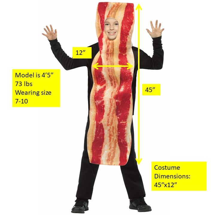 Rasta Imposta Bacon Speck Kostüm Kind 7-10 Tunika