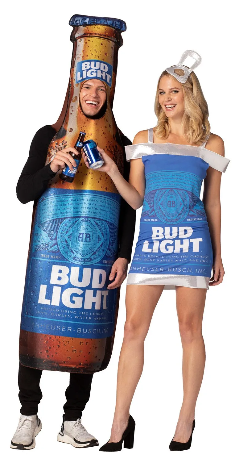 Rasta Imposta Bud Light Flasche Kleid Paarkostüm Spandex