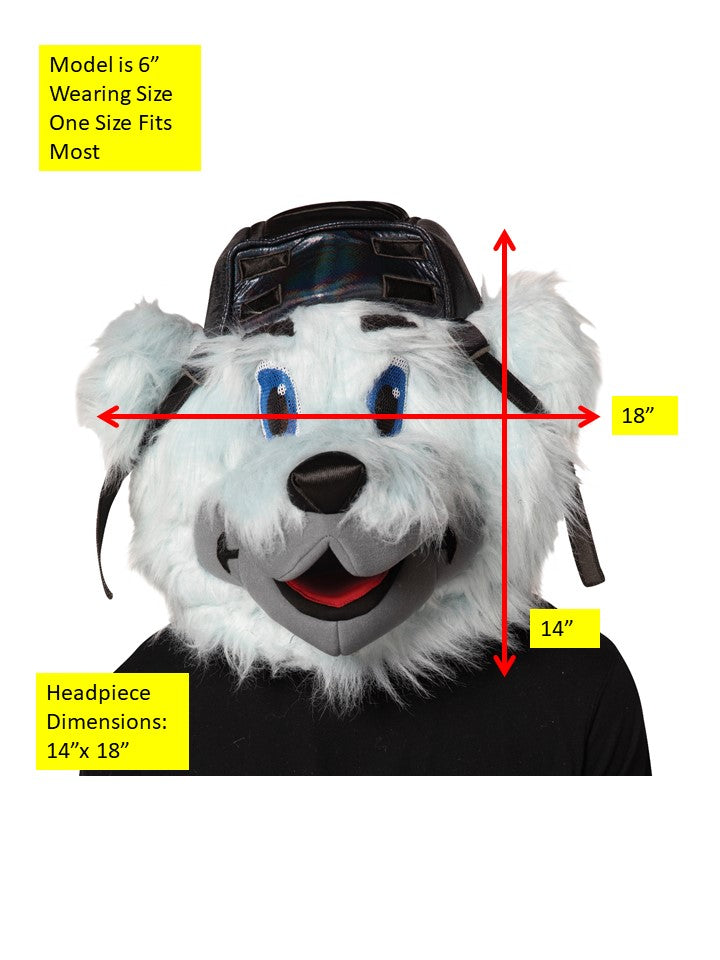 Rasta Imposta NHL Louie Maskottchen-Kopf Kostüm Einheitsgröße