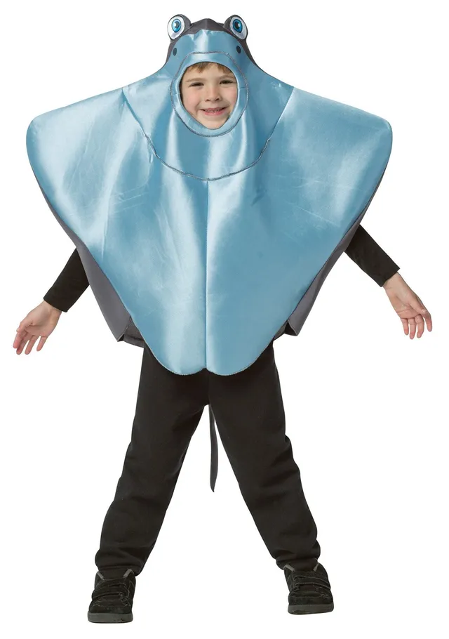 Rasta Imposta Stingray Kostüm Kinder 4-6 grau