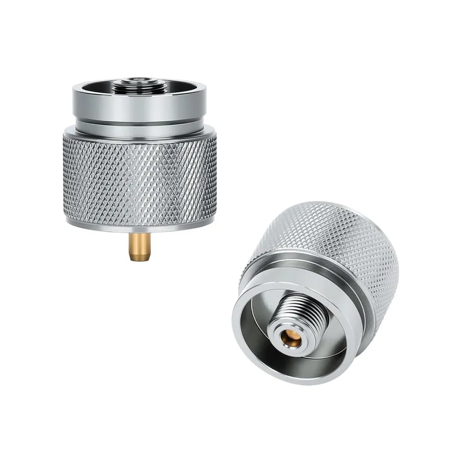 REDSUN Propan-EN417 Gasadapter 2 Stück für Campingkocher Messing