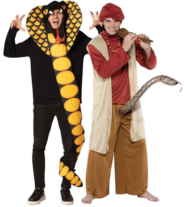 Rasta Imposta Cobra Snake Charmer Paarkostüm Einheitsgröße