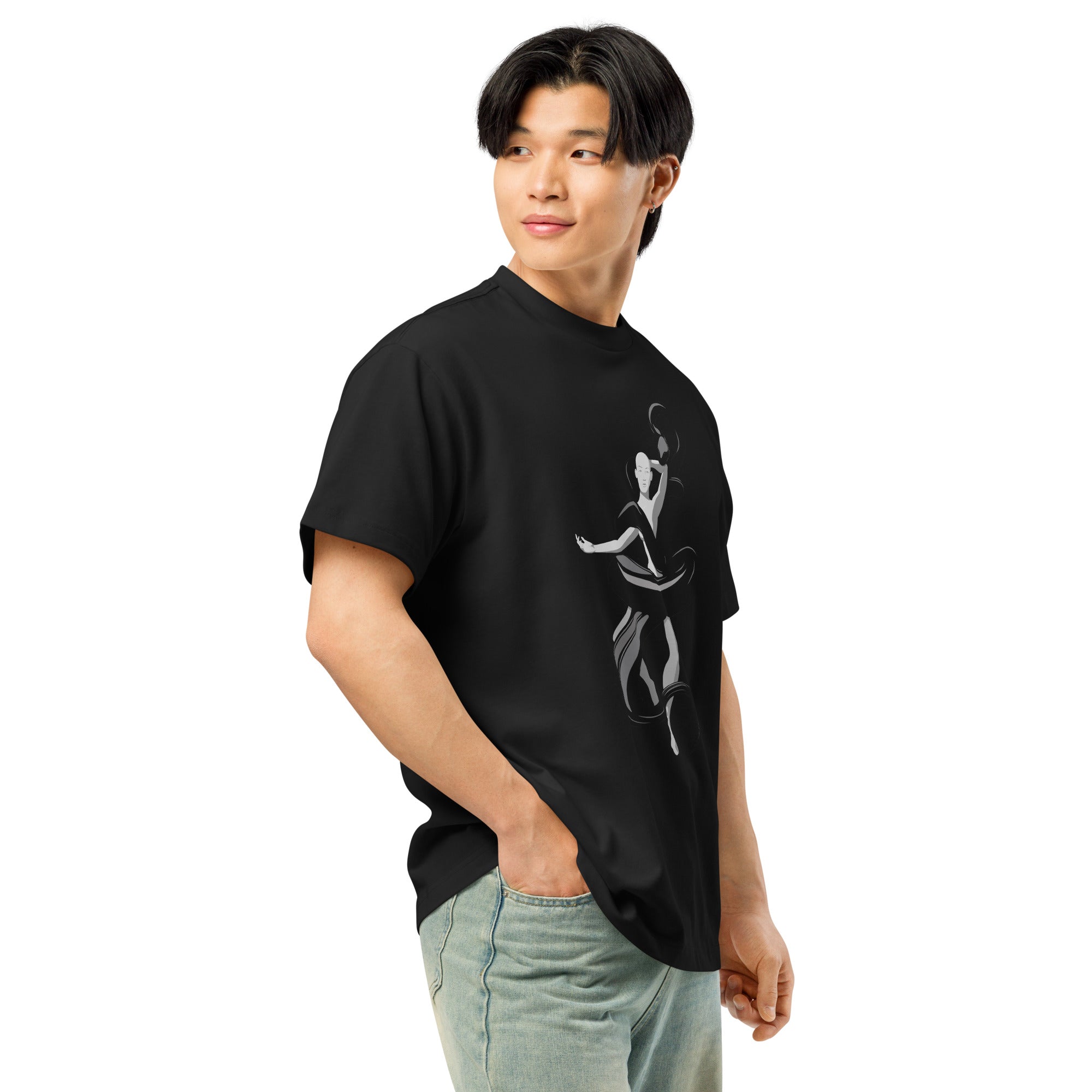 Black Snake TEVEA Oversized T-Shirt schwarz Heavyweight