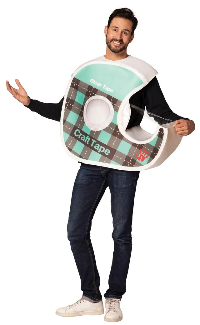 Rasta Imposta Clear Tape Dispenser Kostüm Einheitsgröße Büro