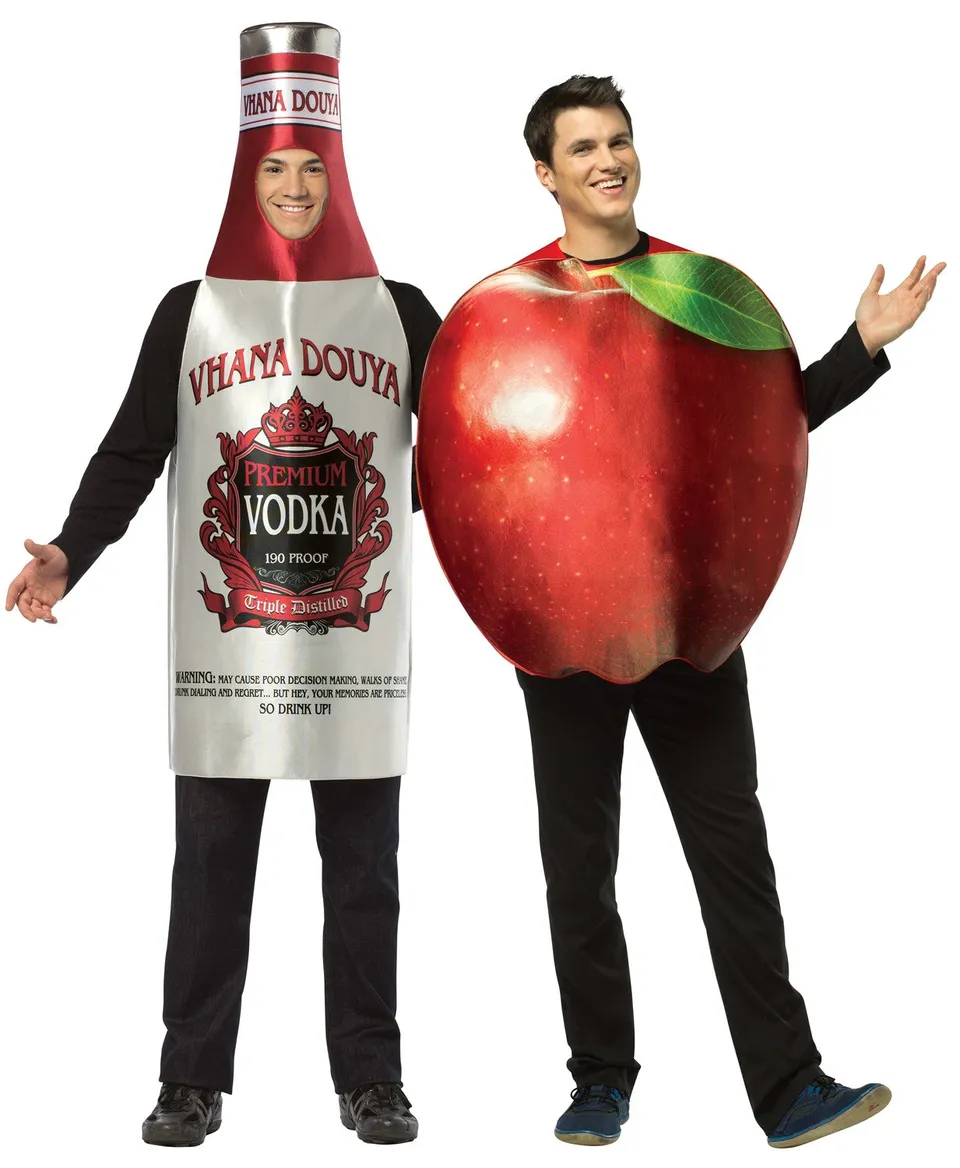 Rasta Imposta Apple-tini Paarkostüm One Size 2 Tuniken