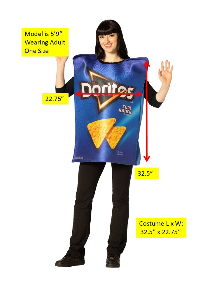Rasta Imposta Doritos Cool Ranch Kostüm Einheitsgröße Blau