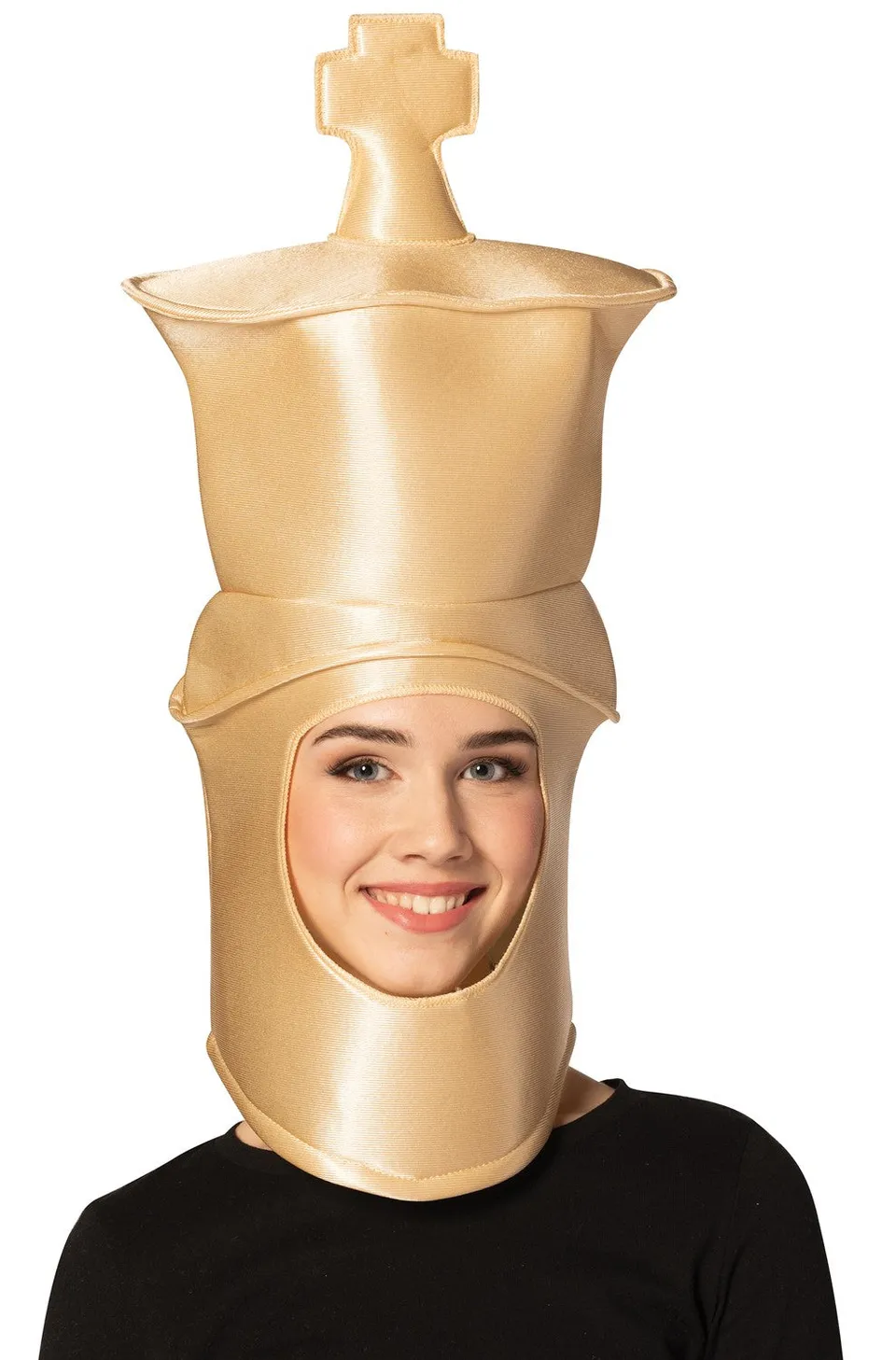 Rasta Imposta King Chess Kopfschmuck Kostüm Beige One Size