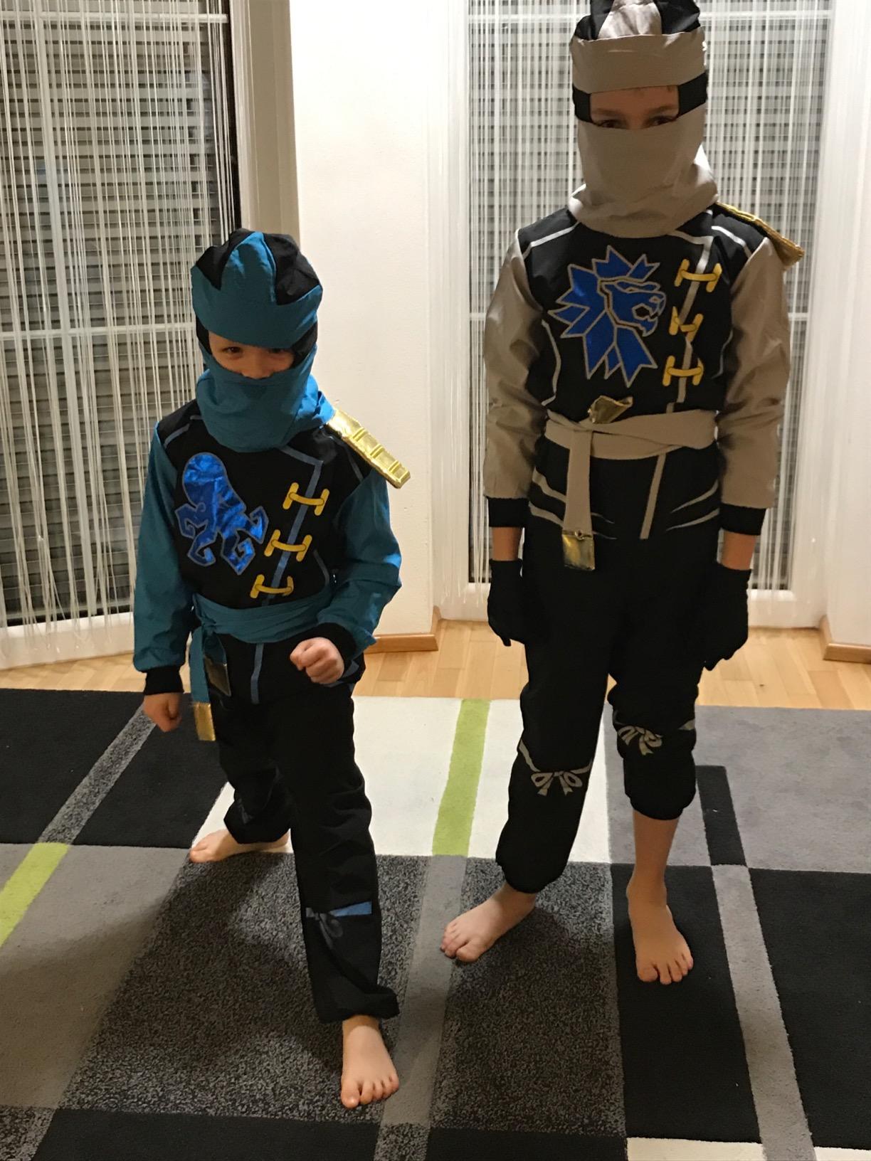 Katara 1771-01 Ninja Kostüm Kinder Grün S 104/110/116