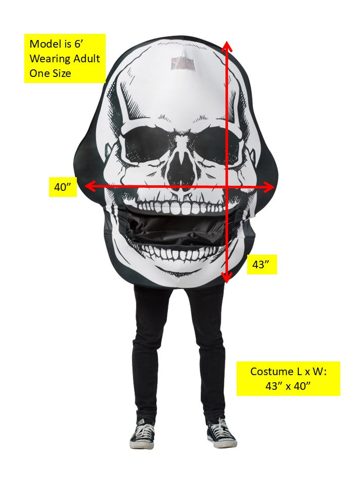 Rasta Imposta Skull Mouth Kostüm Erwachsene Einheitsgröße