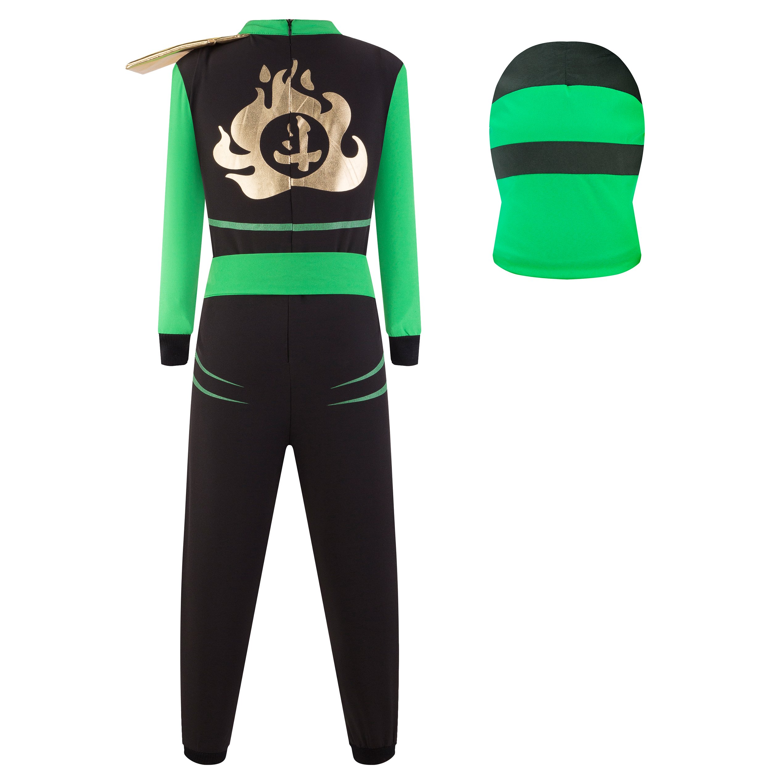 Katara 1771-01 Ninja Kostüm Kinder Grün S 104/110/116