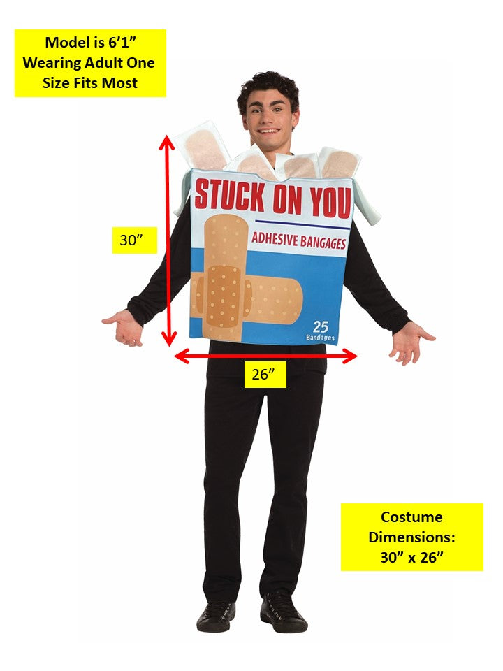 Rasta Imposta Stuck On You Pflaster Kostüm Einheitsgröße Box