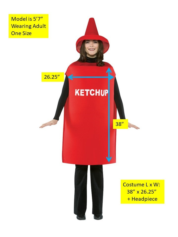 Rasta Imposta Hot Dog & Ketchup Paarkostüm One Size Essen