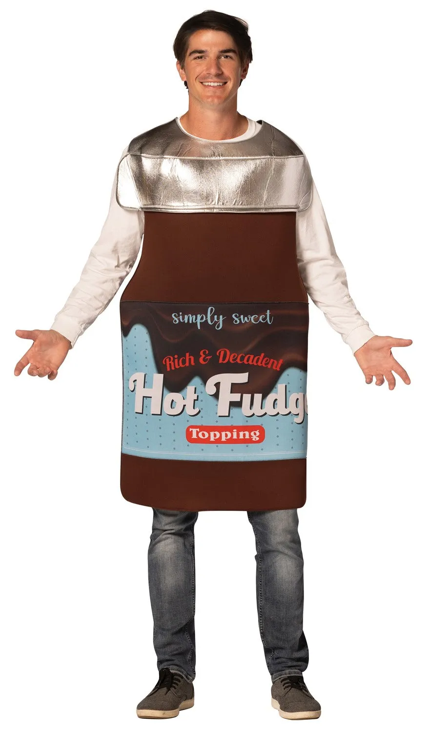 Rasta Imposta Hot Fudge Sauce Kostüm One Size Schokoglas