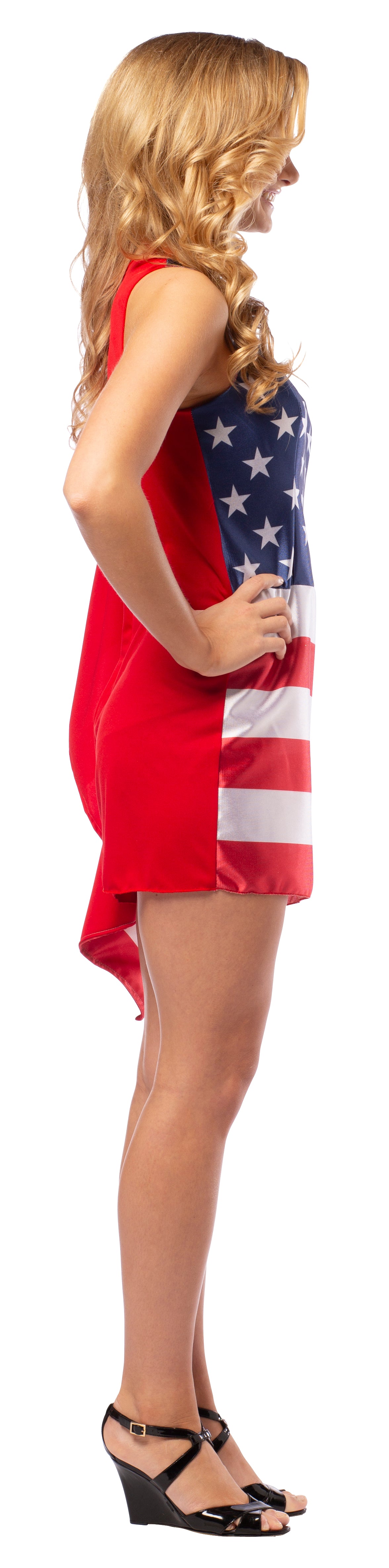 Rasta Imposta USA Flaggen Kleid Teen 13-16 Sternenbanner
