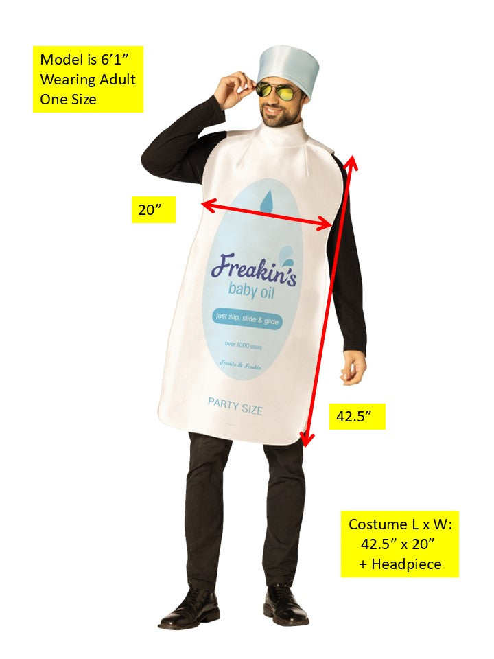 Rasta Imposta Baby Oil Bottle Kostüm Einheitsgröße