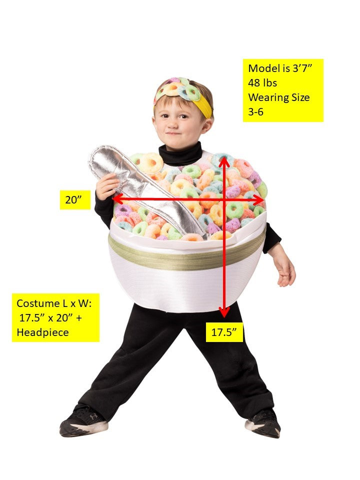 Rasta Imposta Cereal Bowl Kinderkostüm 3-6 Müsli