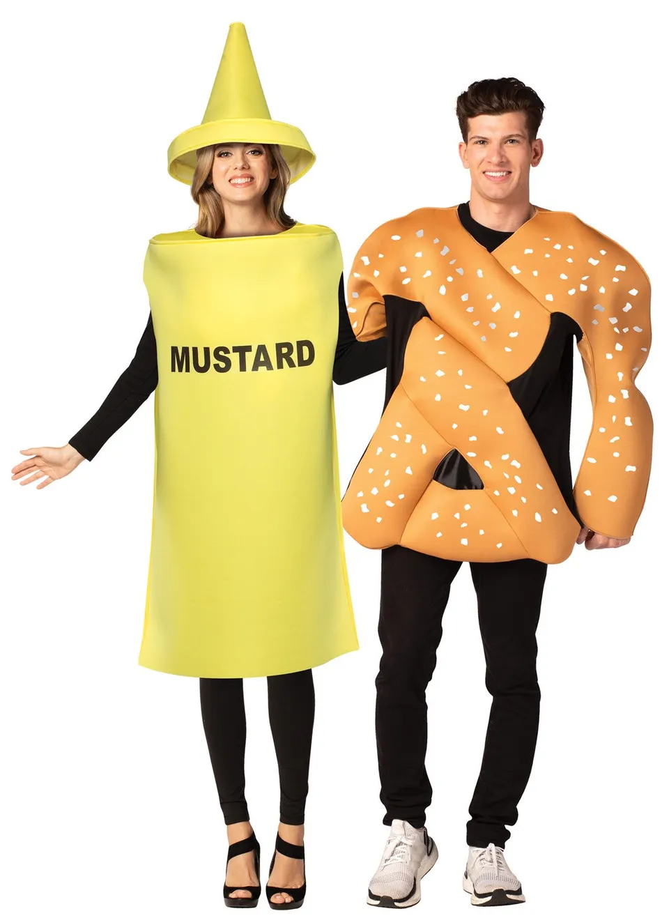 Rasta Imposta Yellow Mustard Pretzel Paarkostüm One Size Brezel