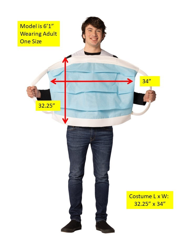 Rasta Imposta Gesichtsmaske Kostüm One Size 100% Polyester