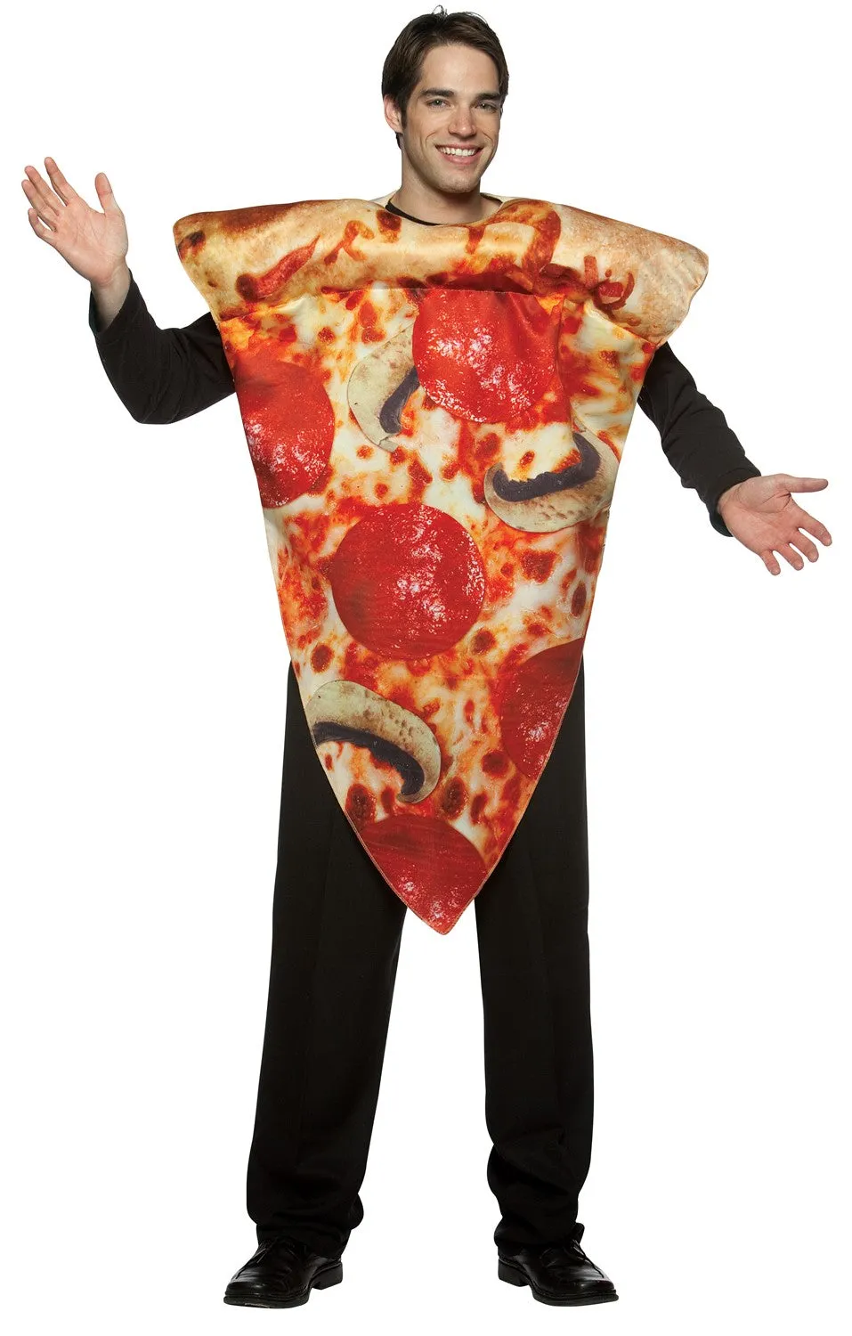 Rasta Imposta Pizza Slice Kostüm One Size Food-Motiv