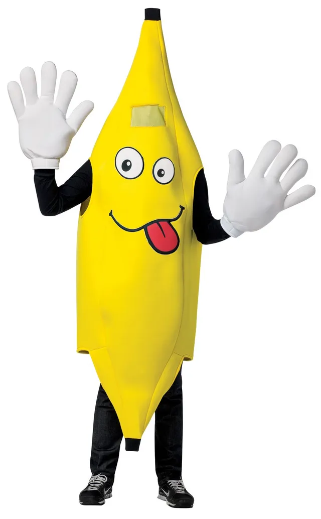 Rasta Imposta Banana Maskottchen-Kostüm One Size