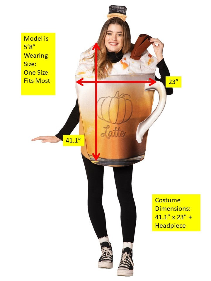 Rasta Imposta Pumpkin Spice Latte Kostüm Einheitsgröße