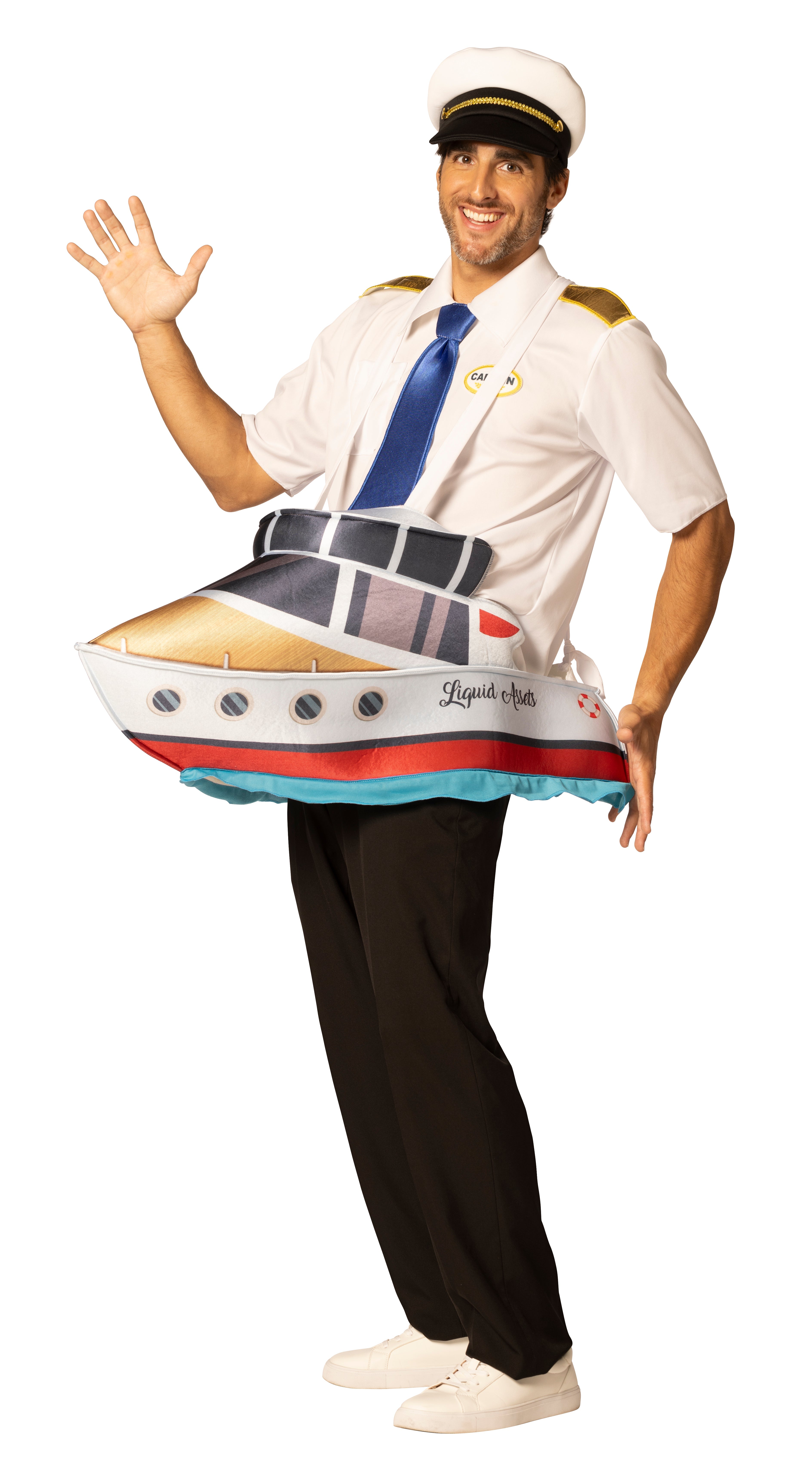 Rasta Imposta Yacht Captain Kostüm Erwachsene mit Mütze