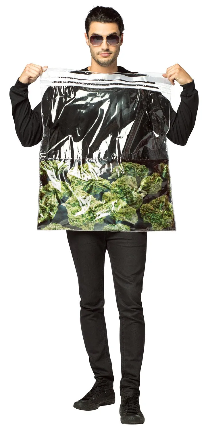 Rasta Imposta Bag of Weed Kostüm Einheitsgröße Tunika