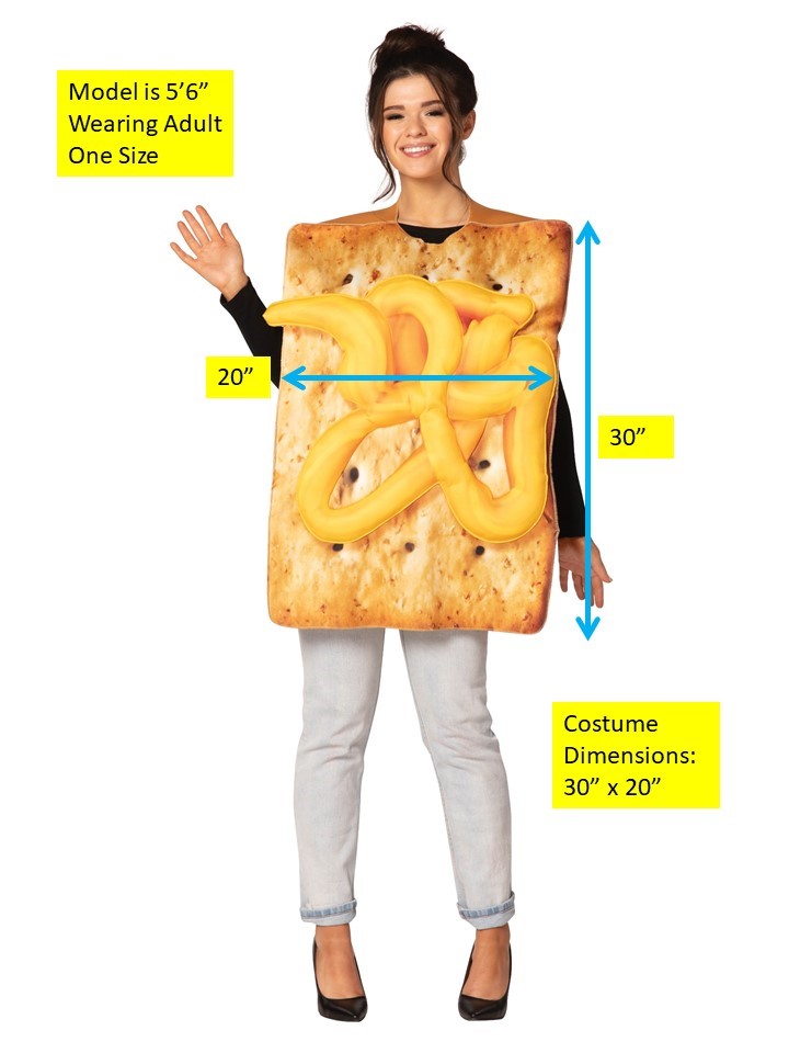Rasta Imposta Cracker Käsekostüm beige Einheitsgröße