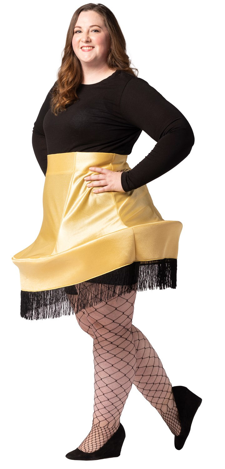 Rasta Imposta Christmas Lamp Skirt Kostüm Damen 14-16 Gold