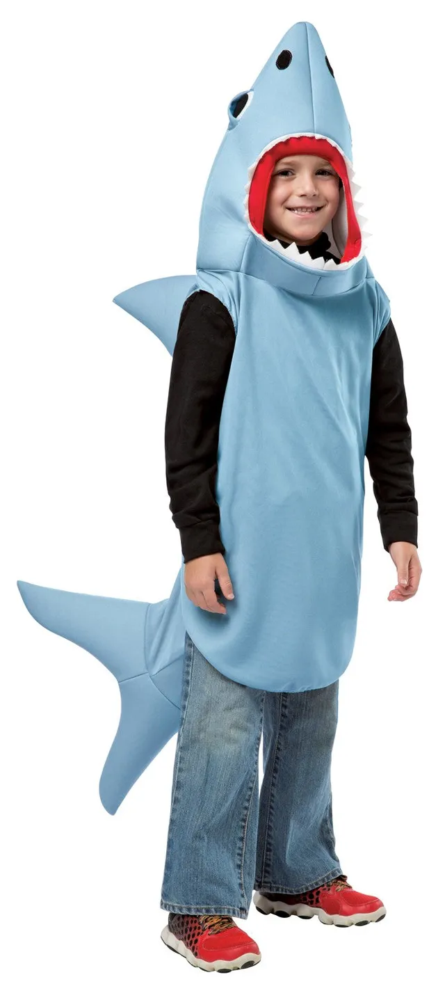 Rasta Imposta Blue Sand Shark Kinderkostüm Blau 4-6X