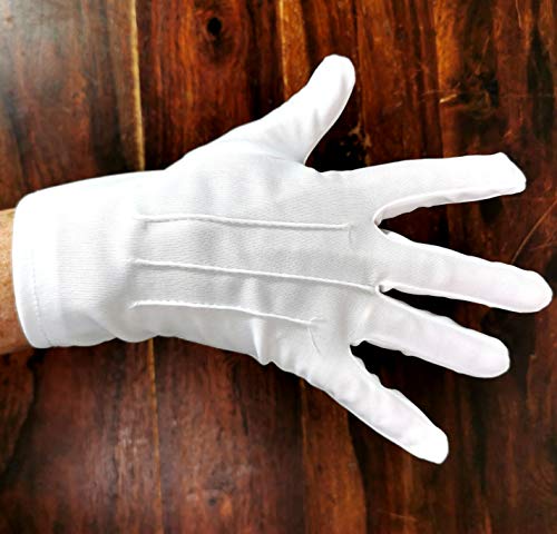 Katara Mario Handschuhe weiß Baumwolle Einheitsgröße 1 Paar