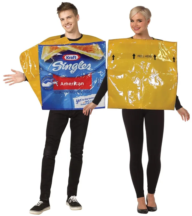 Rasta Imposta Kraft Singles Cheese Paarkostüm One Size 2tlg