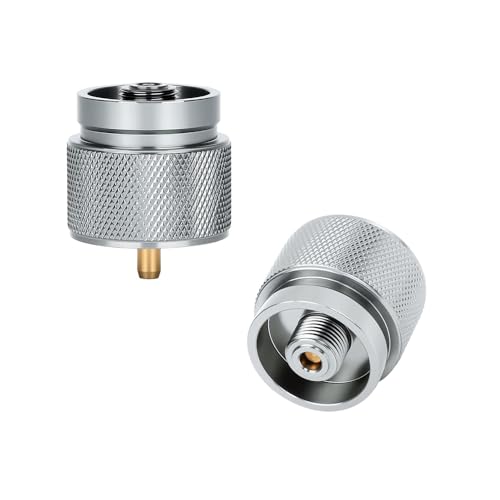 REDSUN Propan-EN417 Gasadapter 2 Stück für Campingkocher Messing