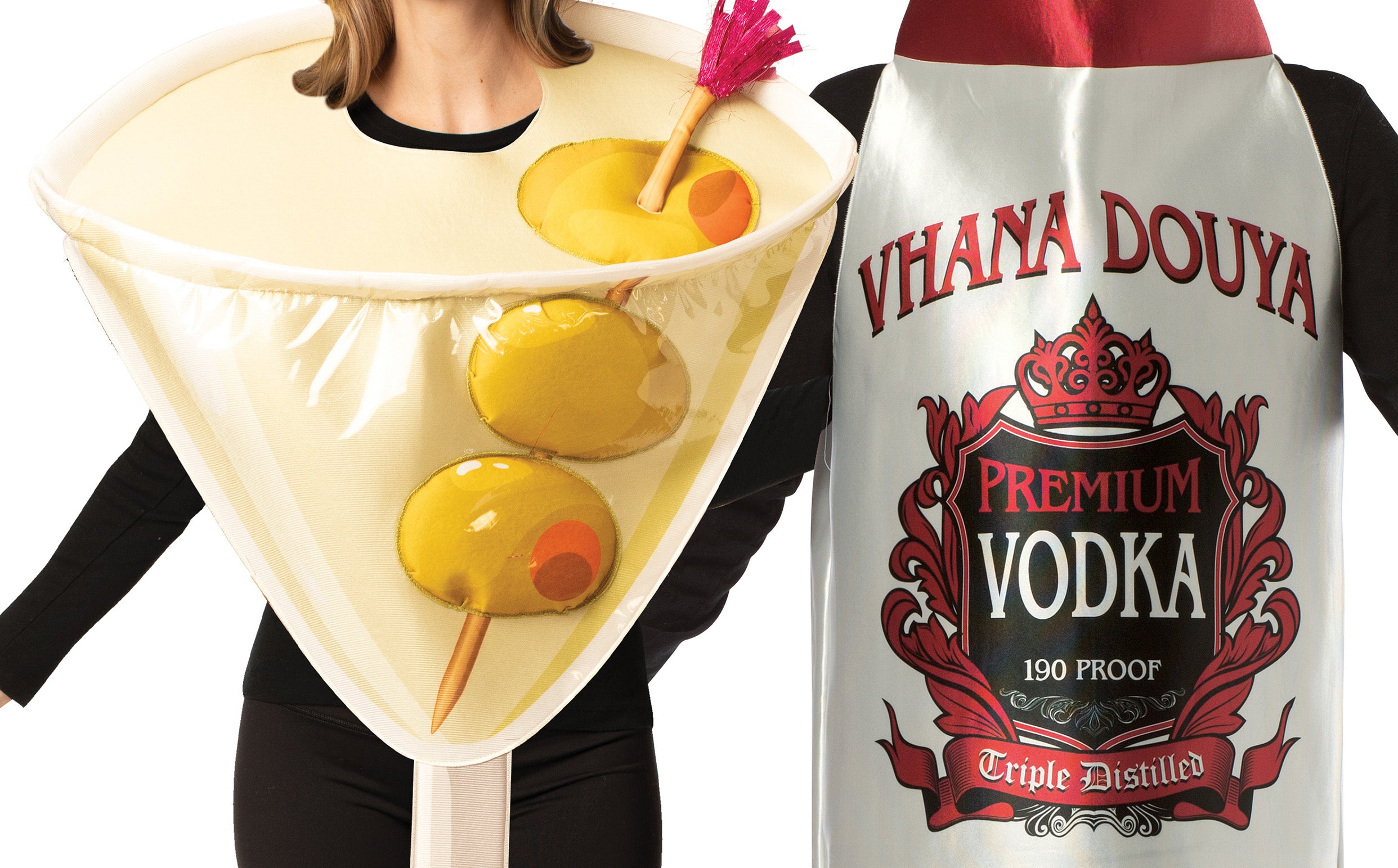 Rasta Imposta Dirty Martini Vodka Partnerkostüm One Size