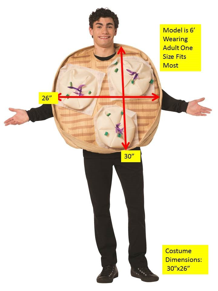 Rasta Imposta Steamed Buns Kostüm Bao Brötchen Einheitsgröße