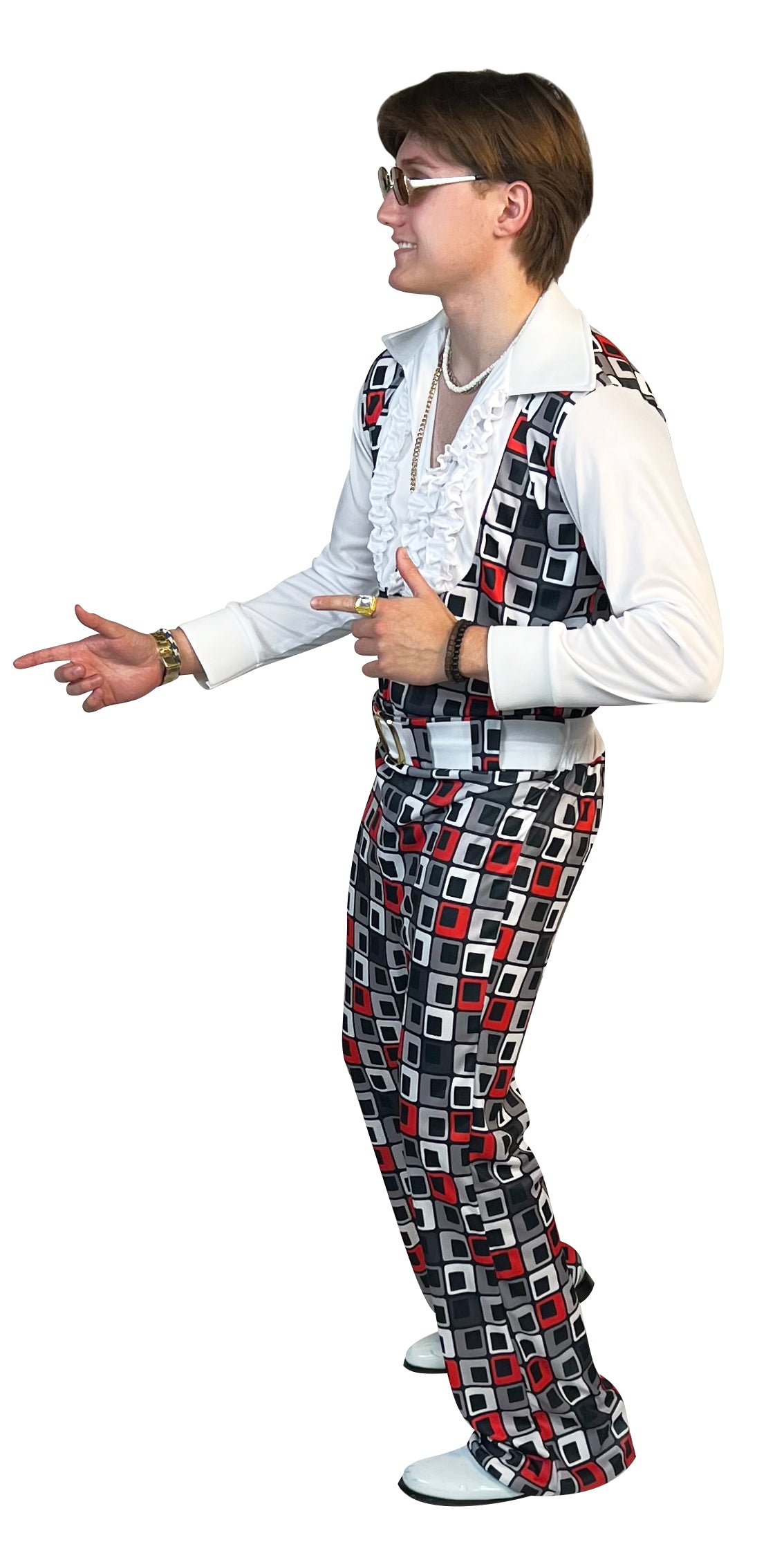Rasta Imposta Swaggertown 70s Jumpsuit Herrenkostüm L Retro