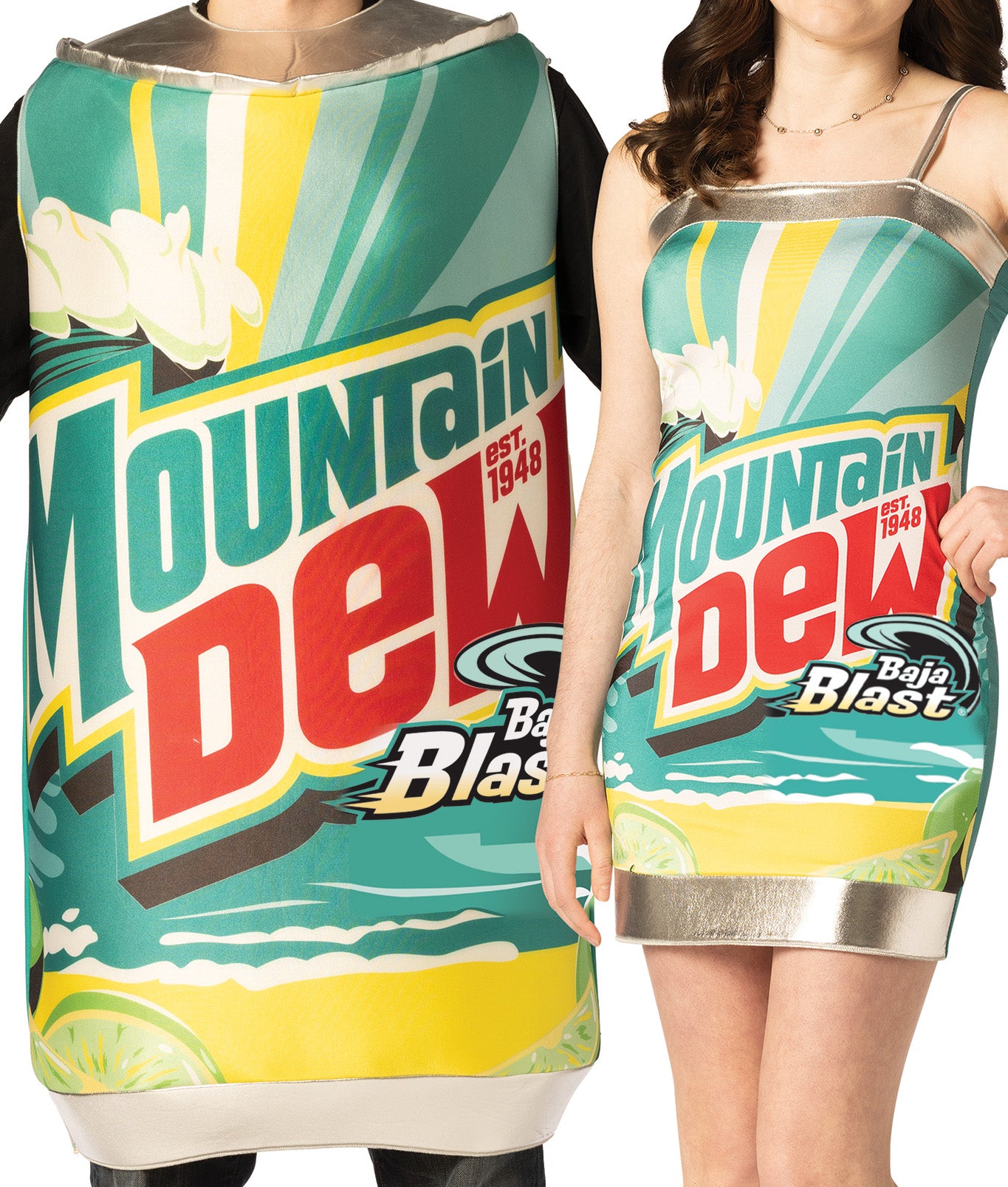 Rasta Imposta Dew Me Once Mountain Dew Paar Kostüm M Set