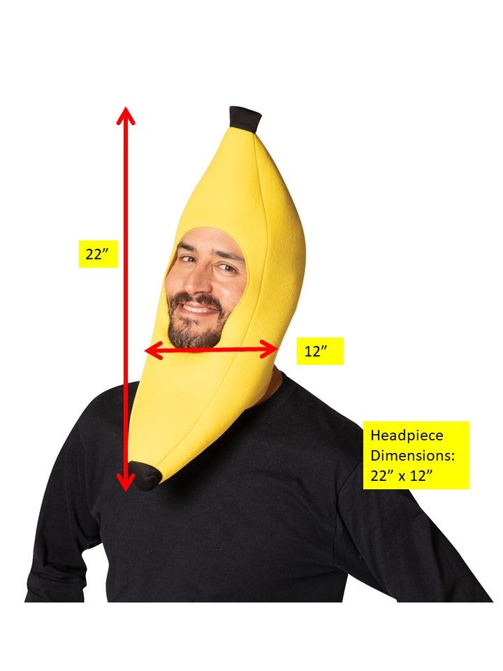 Rasta Imposta Banana Bunch Hut Kostüm 6er Set One Size