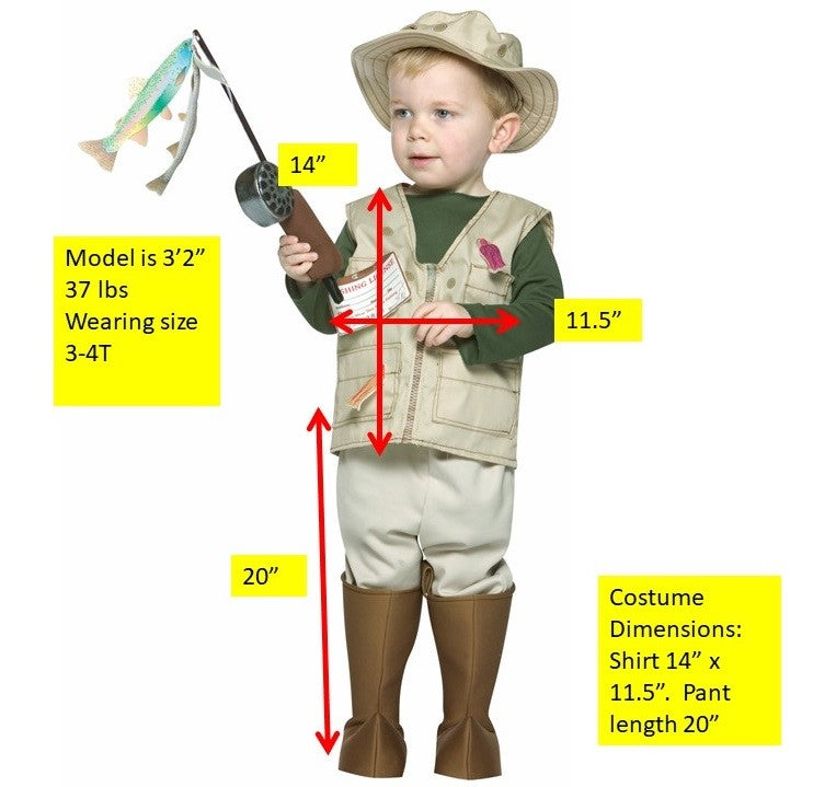 Rasta Imposta Future Fisherman Kinderkostüm Fischer Gr. 3-4