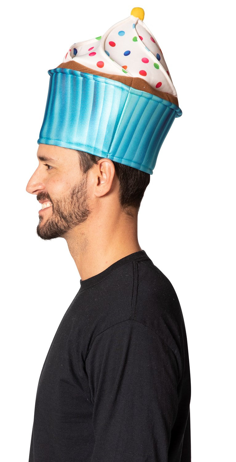 Rasta Imposta Blue Cupcake Hat Kostümhut blau Einheitsgröße