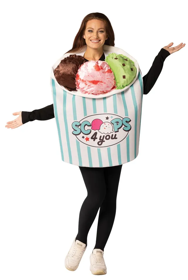 Rasta Imposta Icecream Container Kostüm Einheitsgröße Eis
