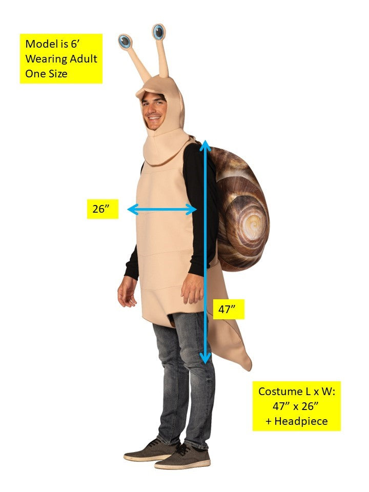 Rasta Imposta Snail Schneckenkostüm Unisex Einheitsgröße